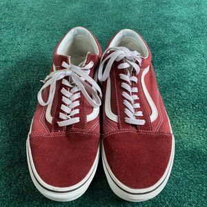 Vans Mens 10.5 Brick Red